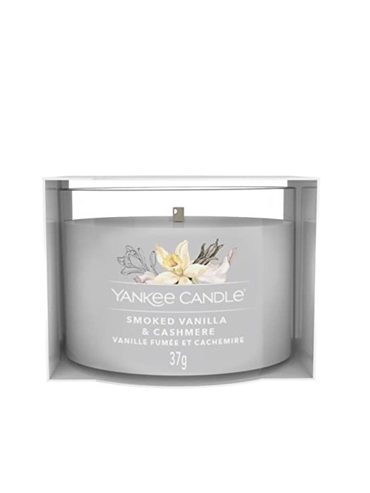 Yankee Candle Vaniglia Affumicata e Cashmere  vaniglia affumicata e cashmere   Candela Votiva in Vetro unisex 370g