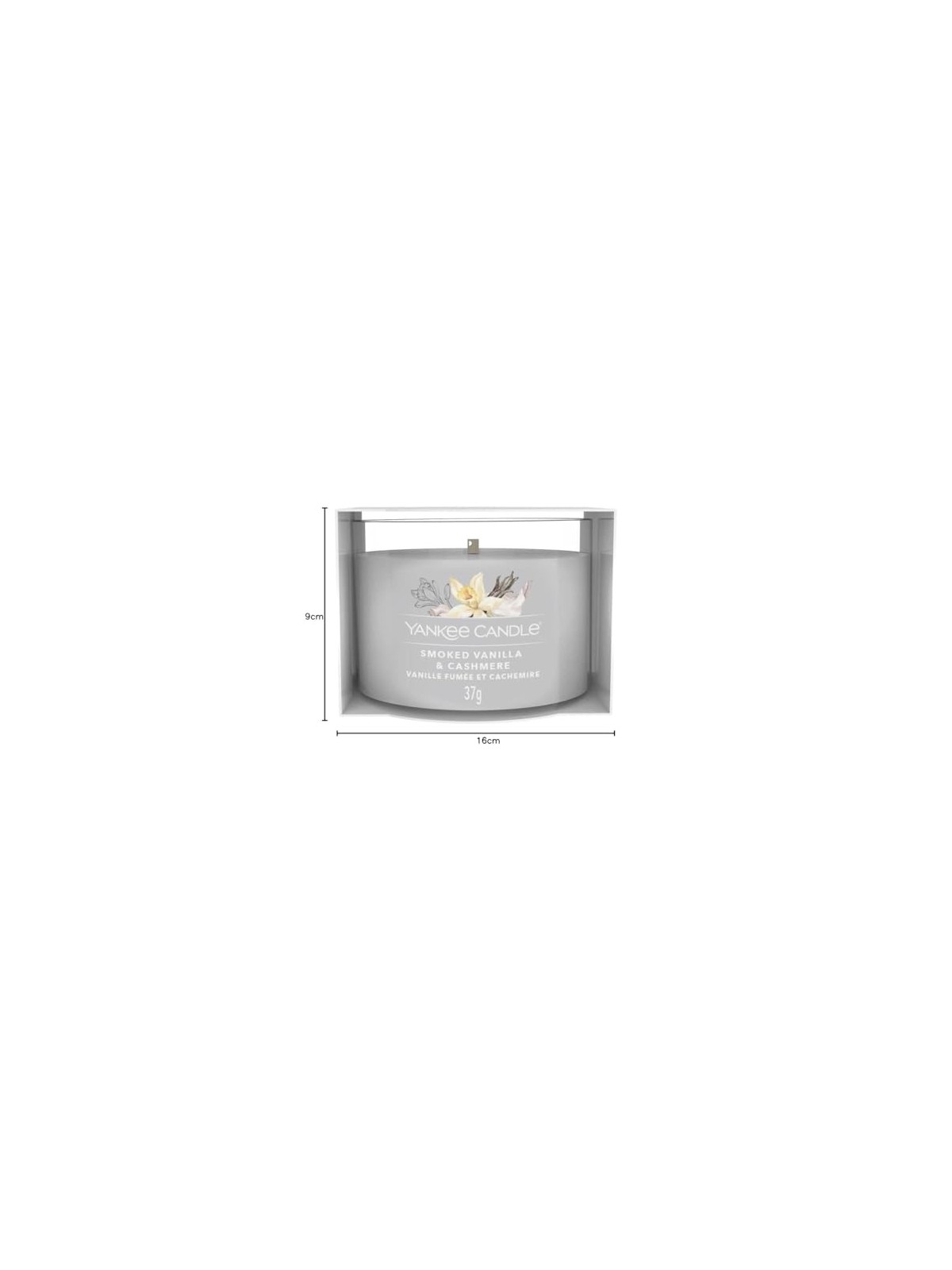 Yankee Candle Vaniglia Affumicata e Cashmere  vaniglia affumicata e cashmere   Candela Votiva in Vetro unisex 370g