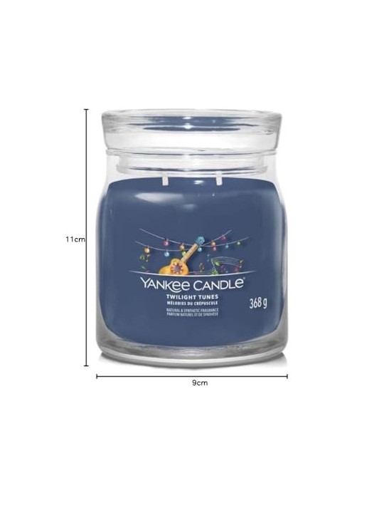 Yankee Candle Twilight Tunes Candela Profumata Signature al Crepuscolo Unisex 368 0g