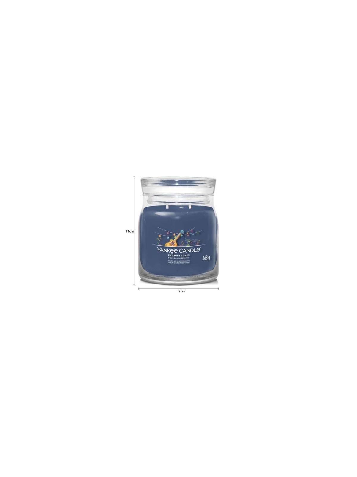 Yankee Candle Twilight Tunes Candela Profumata Signature al Crepuscolo Unisex 368 0g