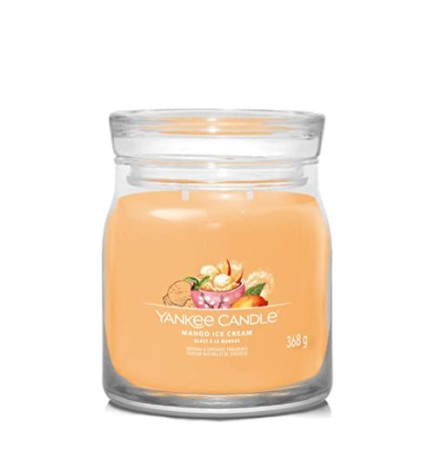 Yankee Candle Gelato al Mango Signature Candela Profumata unisex 368 0g