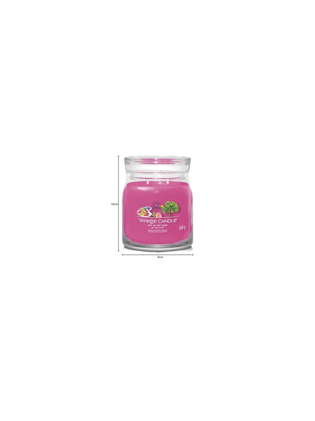 Yankee Candle Arte Nel Parco Candela Firma unisex umn v parku Candela profumata 368 0g