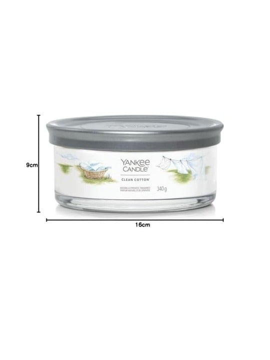 Yankee Candle Candela Tumbler Signature Cotone Pulito ist bavlna Vonn svka unisex 340g