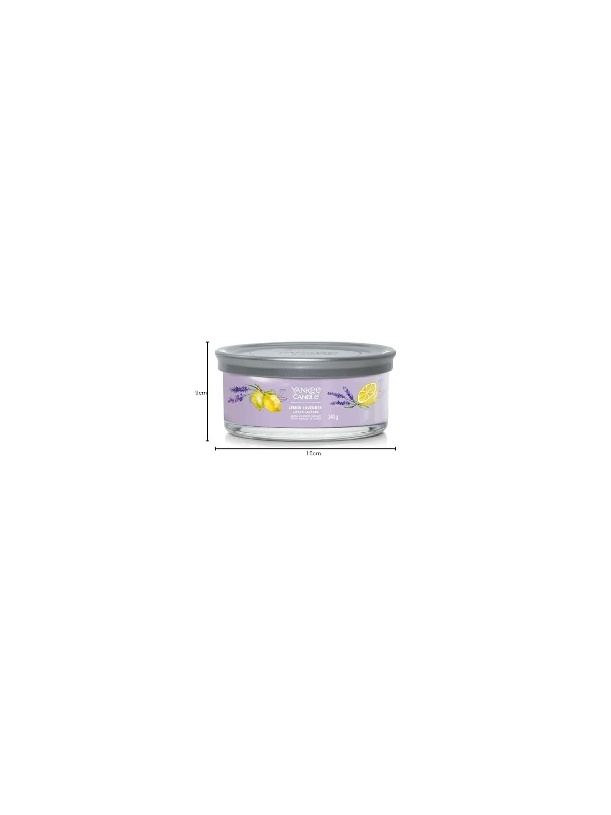 Yankee Candle Limone Lavanda Signature Tumbler Candela