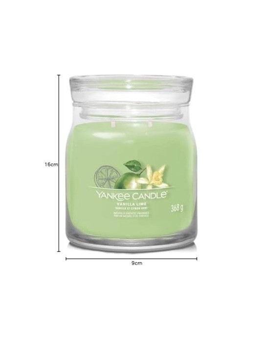 Yankee Candle Candela Firma Vaniglia Lime