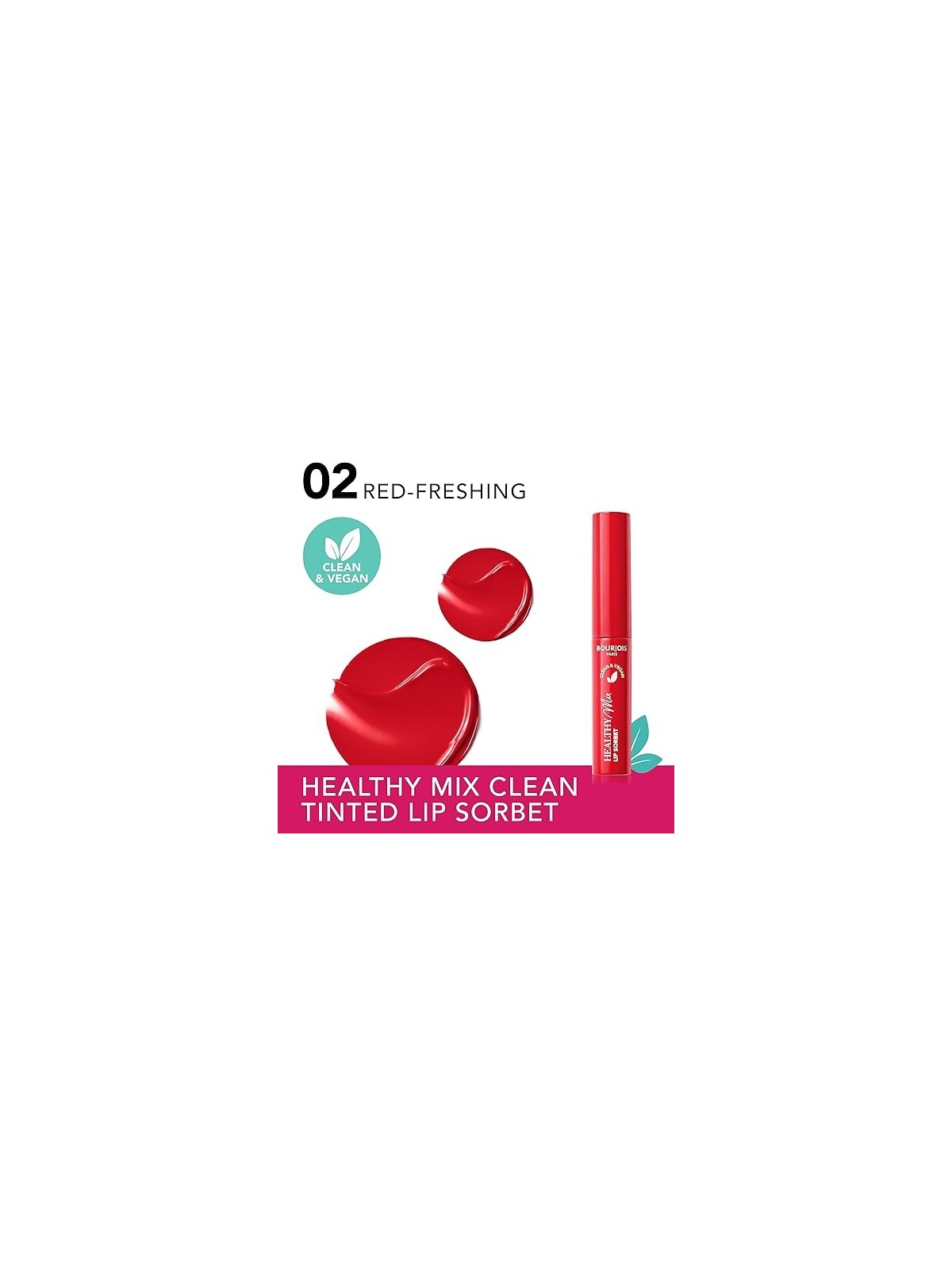 Bourjois HEALTHY MIX lip sorbet 02-Red Freshing