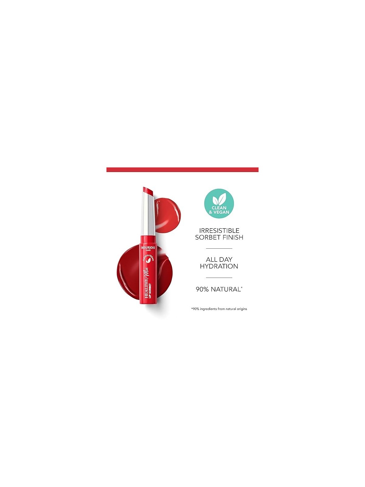 Bourjois HEALTHY MIX lip sorbet 02-Red Freshing