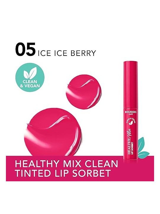 Bourjois HEALTHY MIX sorbetto per labbra 05 Ice Berry 74 gr donna