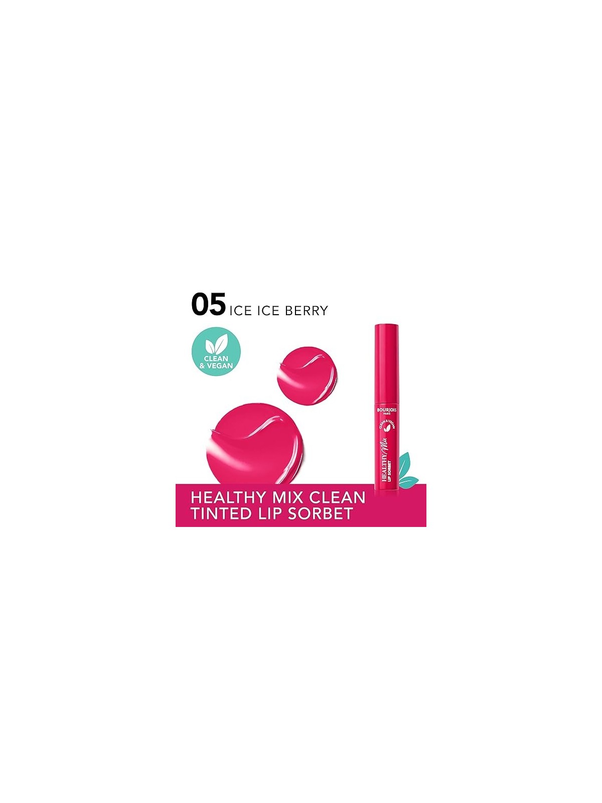 Bourjois HEALTHY MIX sorbetto per labbra 05 Ice Berry 74 gr donna