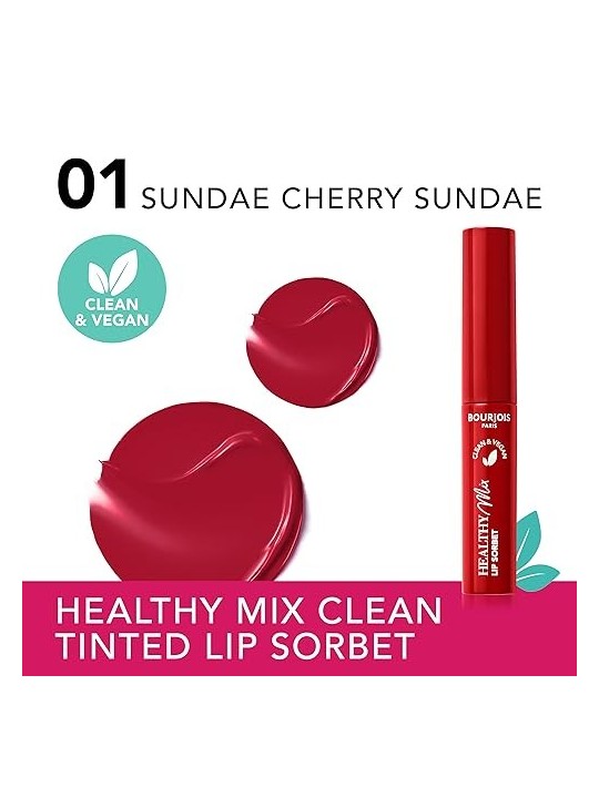Bourjois HEALTHY MIX lip sorbet 01-Cherry Sundae