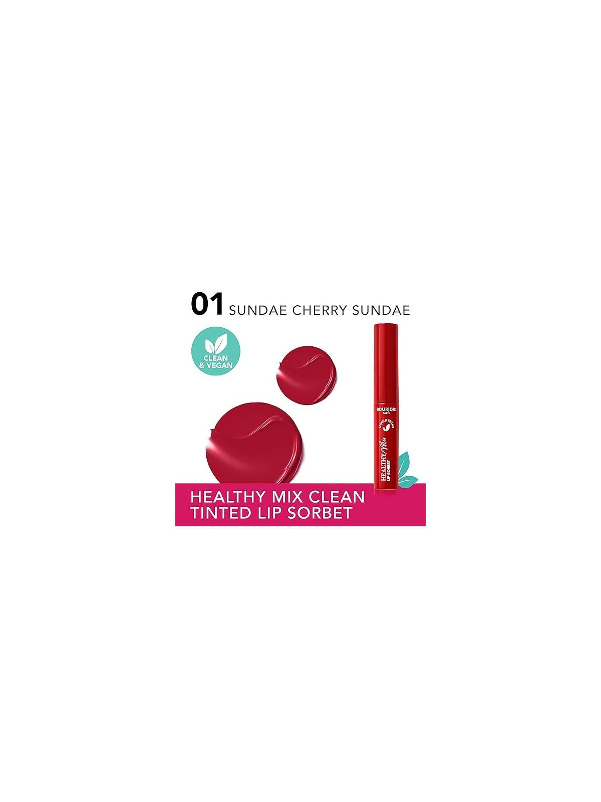 Bourjois HEALTHY MIX lip sorbet 01-Cherry Sundae