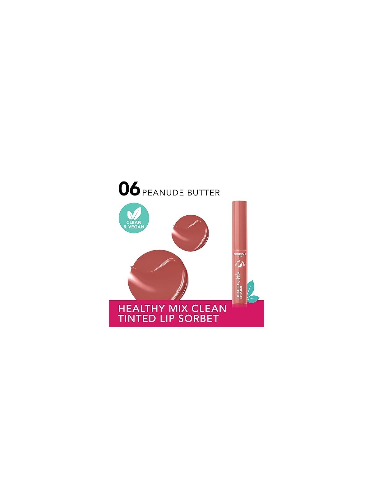 Bourjois HEALTHY MIX sorbetto per labbra 06Burro di Arachidi 74 gr donna