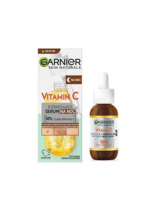 GARNIER Skin Naturals Siero viso notte vitamina C 10% 30ml
