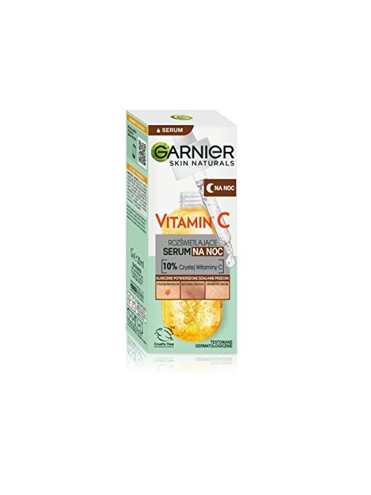 GARNIER Skin Naturals Siero viso notte vitamina C 10% 30ml