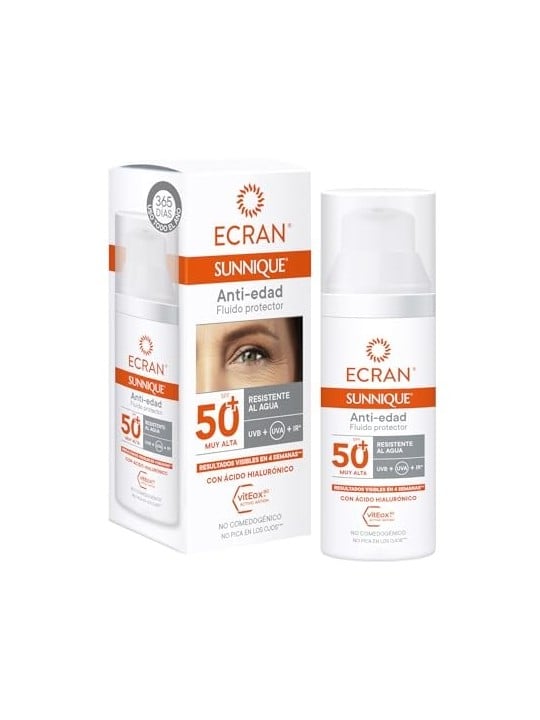 Ecran ECRAN SUNNIQUE crema viso antiinvecchiamento SPF50 50ml unisex
