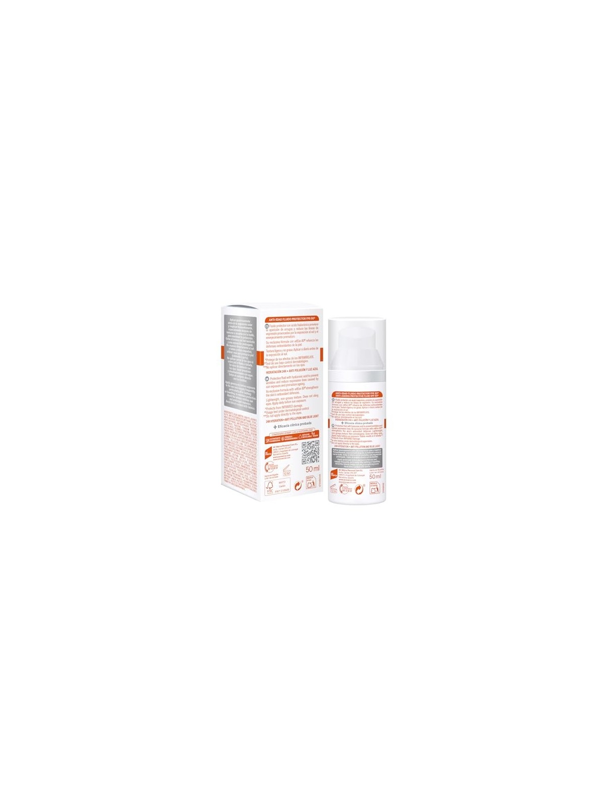 Ecran ECRAN SUNNIQUE crema viso antiinvecchiamento SPF50 50ml unisex