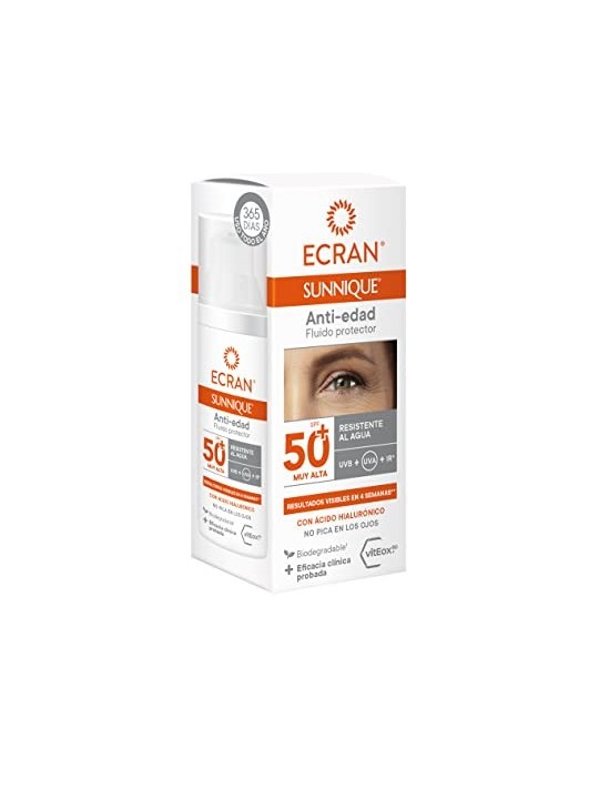 Ecran ECRAN SUNNIQUE crema viso antiinvecchiamento SPF50 50ml unisex