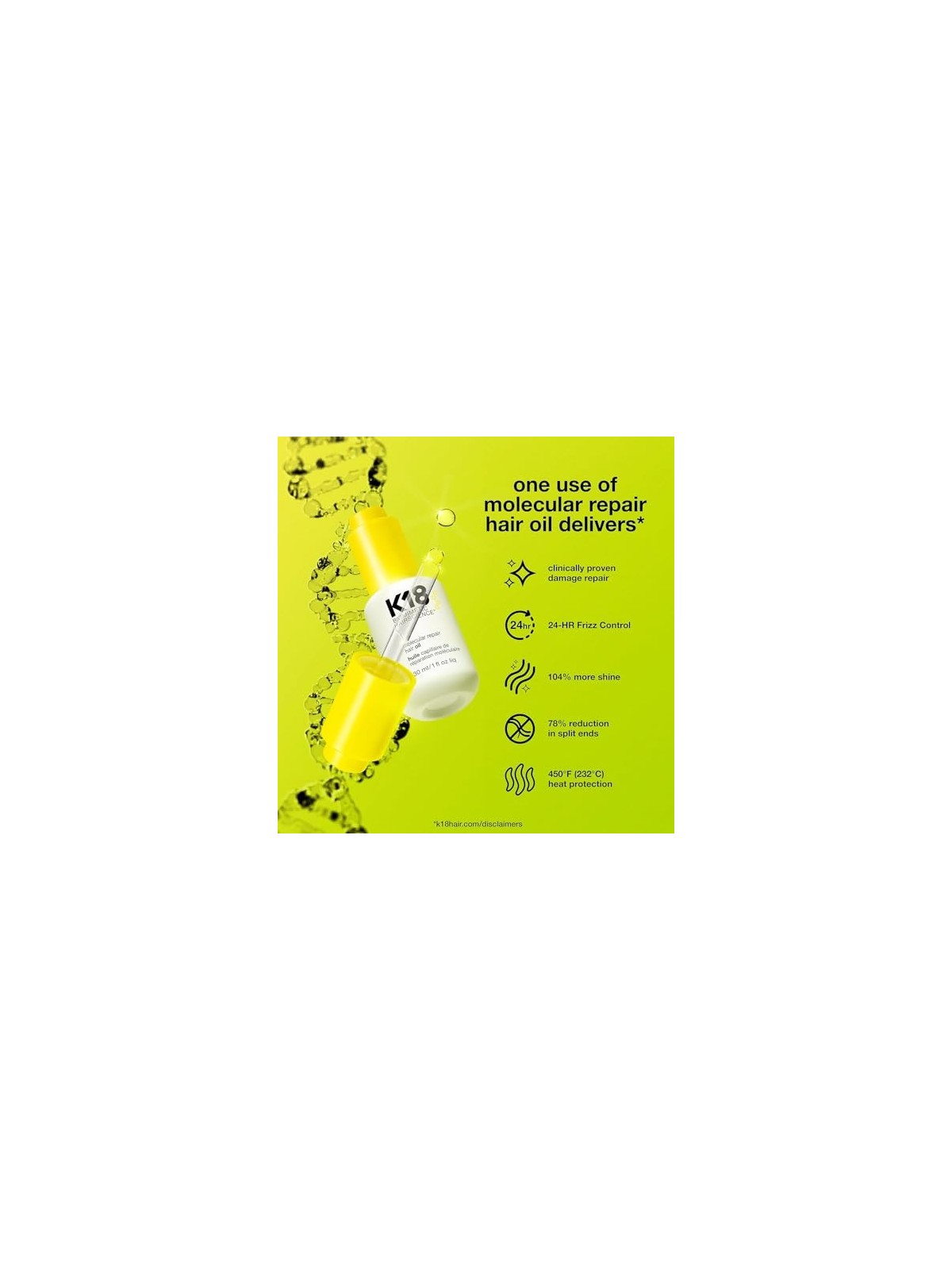 K18 Molecular Repair Hair Oil 30ml