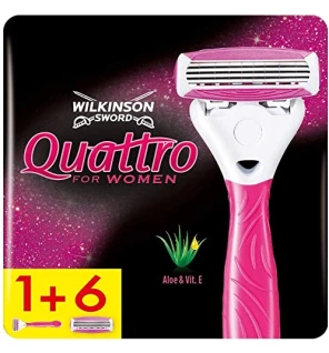 Lame di ricambio Wilkinson Sword Quattro per Donne Sensibili 6 pezzi