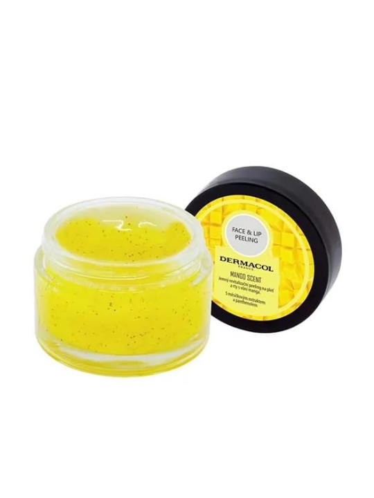 Dermacol Peeling rivitalizzante al mango viso e labbra Peeling rivitalizzante allo zucchero per viso e labbra donna 500g