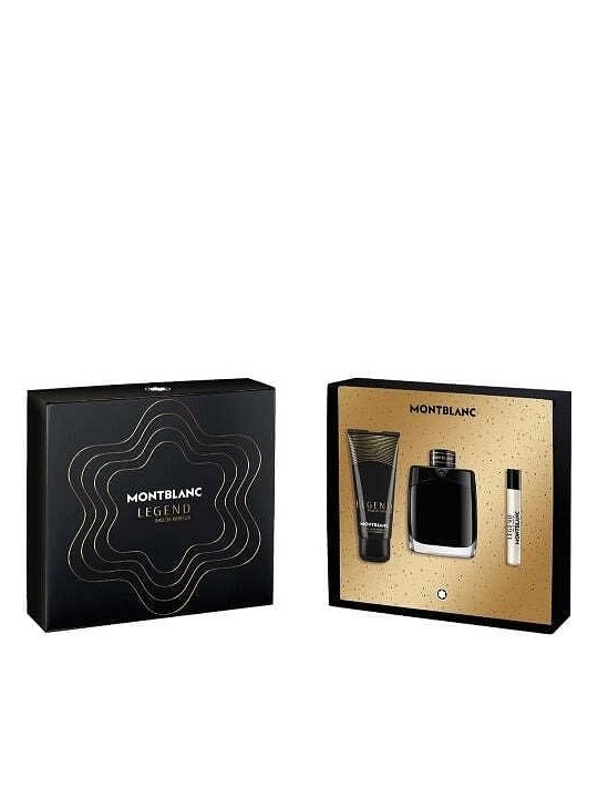 Set Regalo Mont Blanc Legend eau de parfum 100 ml gel doccia 100 ml e miniatura eau de parfum 75 ml uomo 100ml