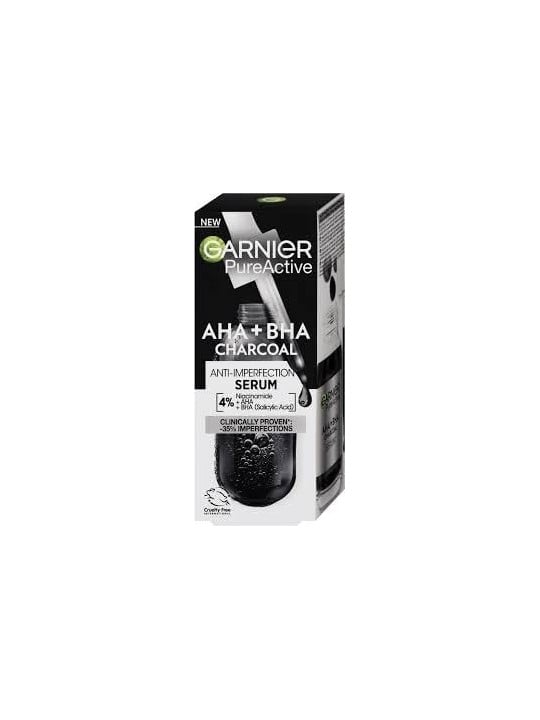 GARNIER Charcoal AHA BHA Serum 30ml