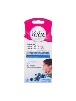 Veet Strisce depilatorie viso per pelli sensibili 40 pz donna