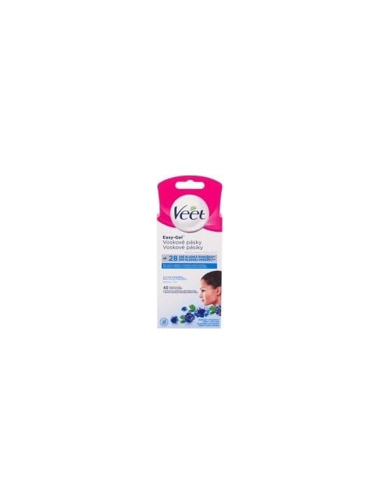 Veet Strisce depilatorie viso per pelli sensibili 40 pz donna