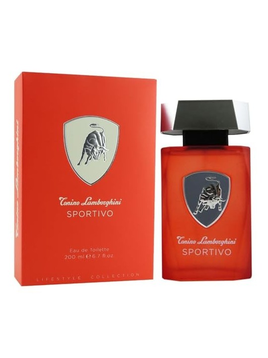 Lamborghini eau de toilette sportiva uomo 200ml