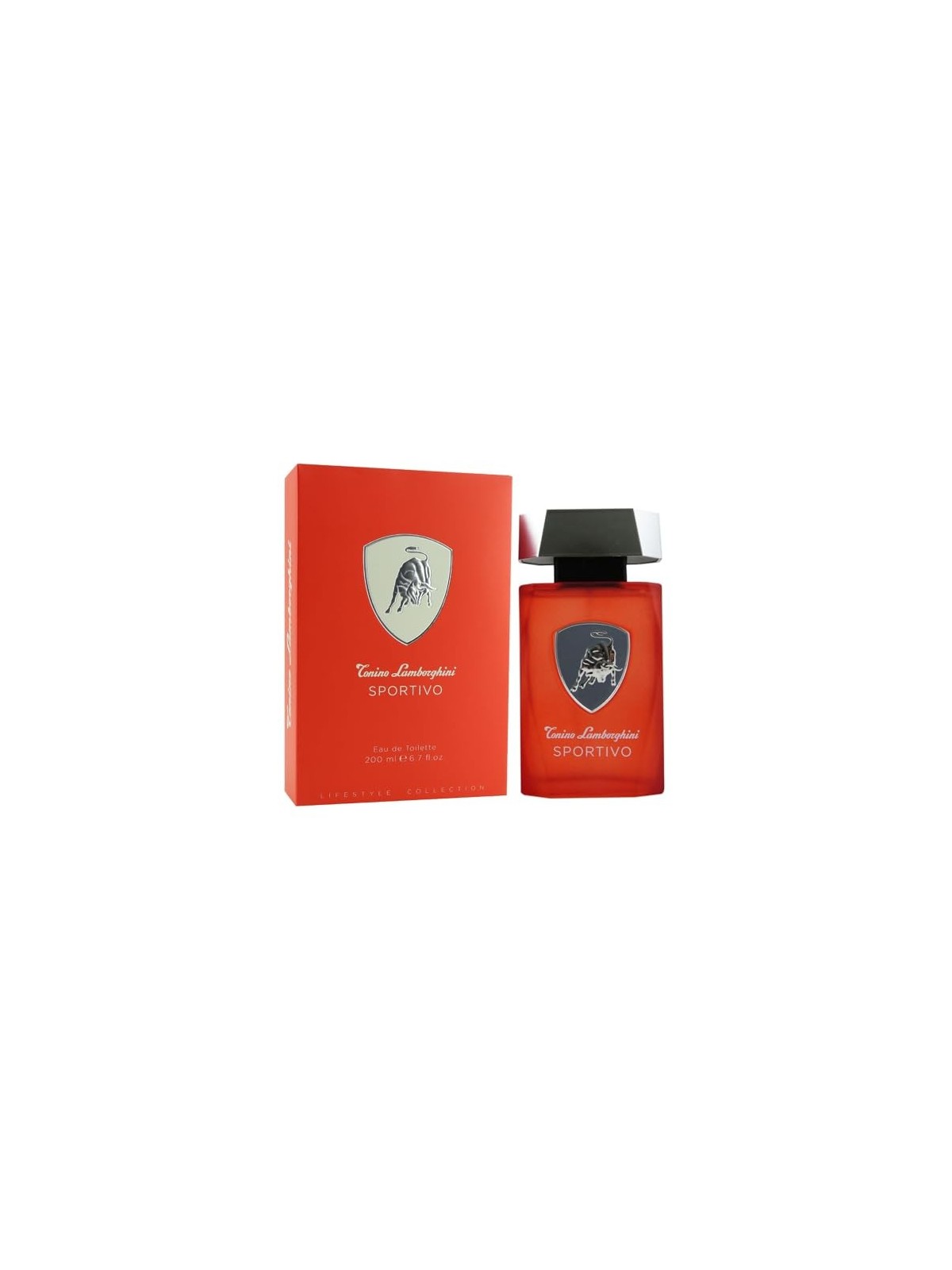 Lamborghini eau de toilette sportiva uomo 200ml