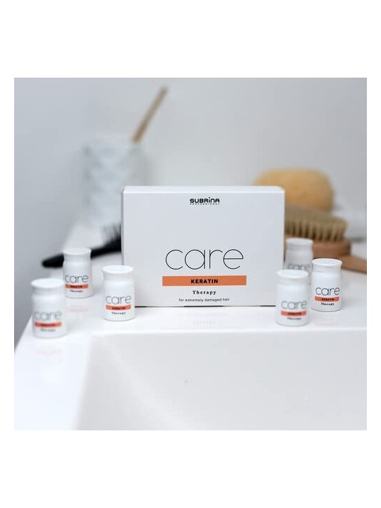 Subrina Professional Care Keratin Hair Serum x6 pieces 10ml Women