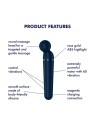 SATISFYER Planet Wander Vibratore Blu Rosegold 1un Donna
