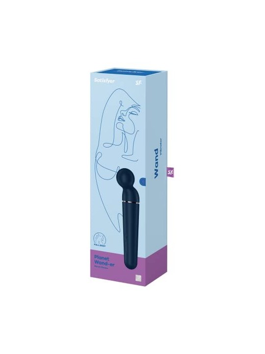 SATISFYER Planet Wander Vibratore Blu Rosegold 1un Donna