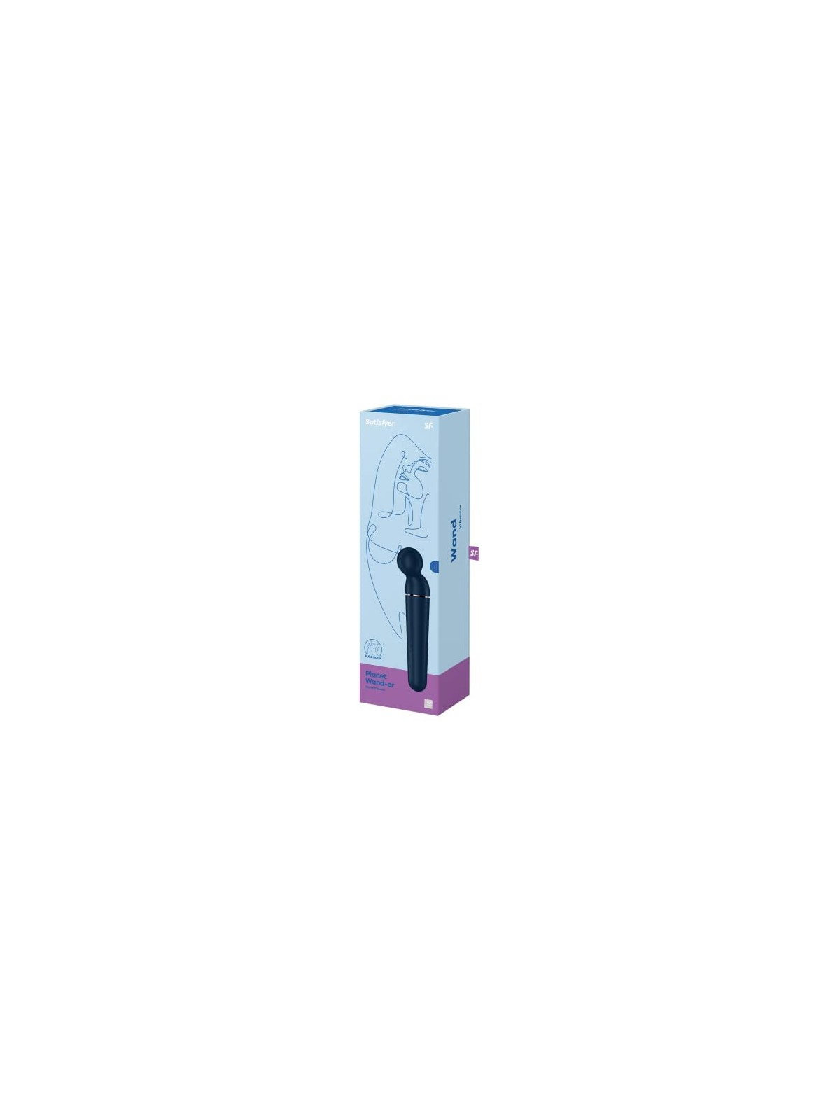 SATISFYER Planet Wander Vibratore Blu Rosegold 1un Donna