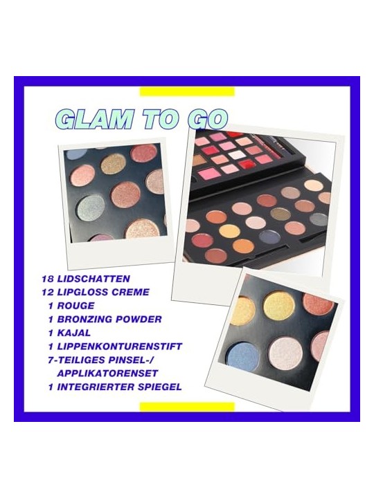 Palette trucco Zmile Cosmetics Glam To Go 242 g donna