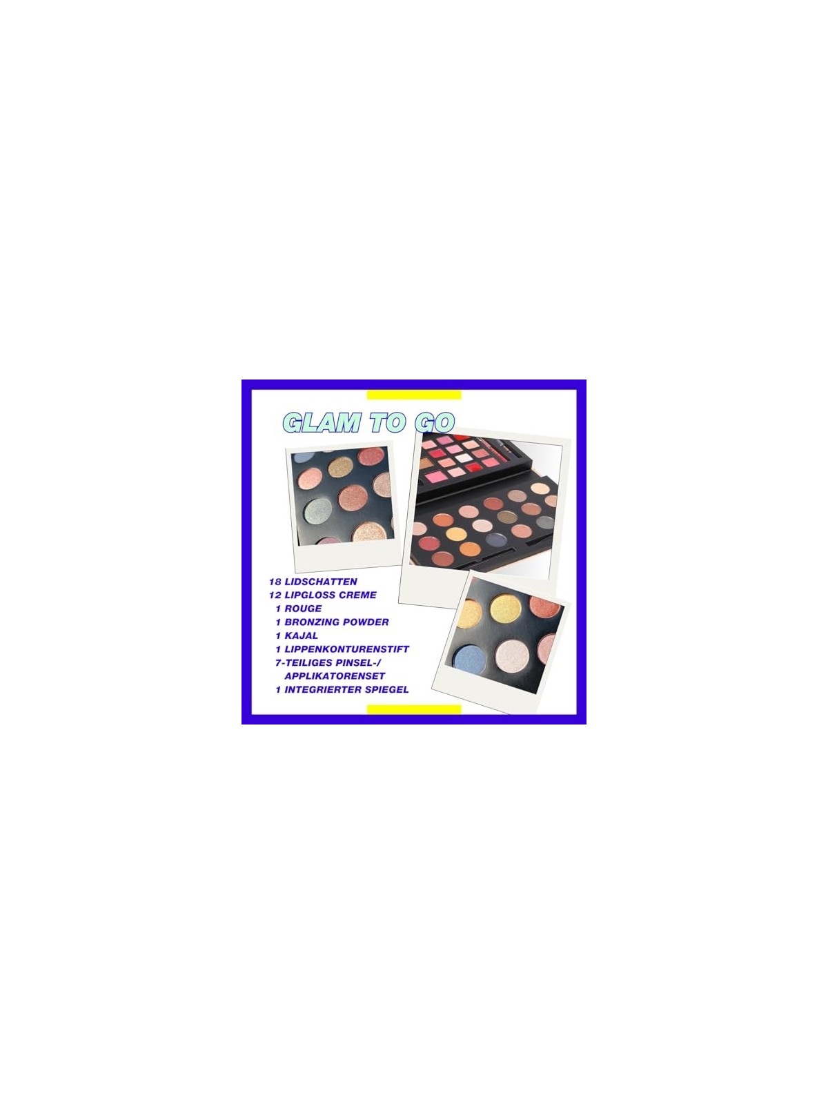 Palette trucco Zmile Cosmetics Glam To Go 242 g donna