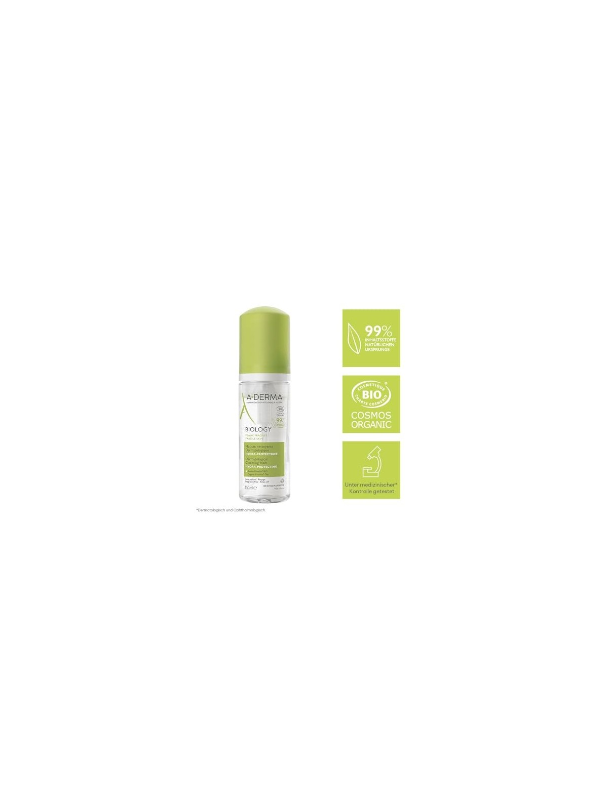 Mousse A-derma BIOLOGY 150ml Unisex