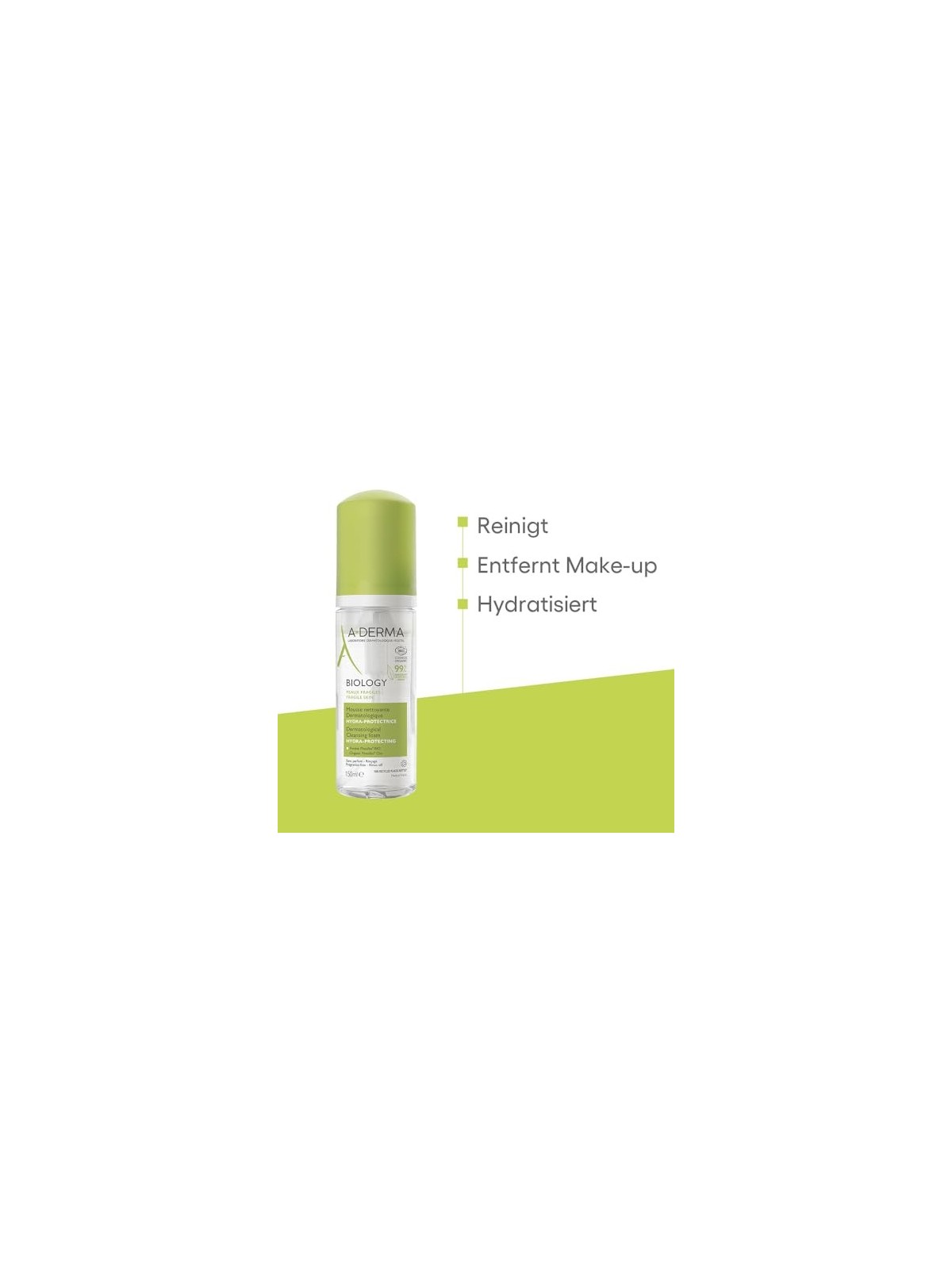 Mousse A-derma BIOLOGY 150ml Unisex