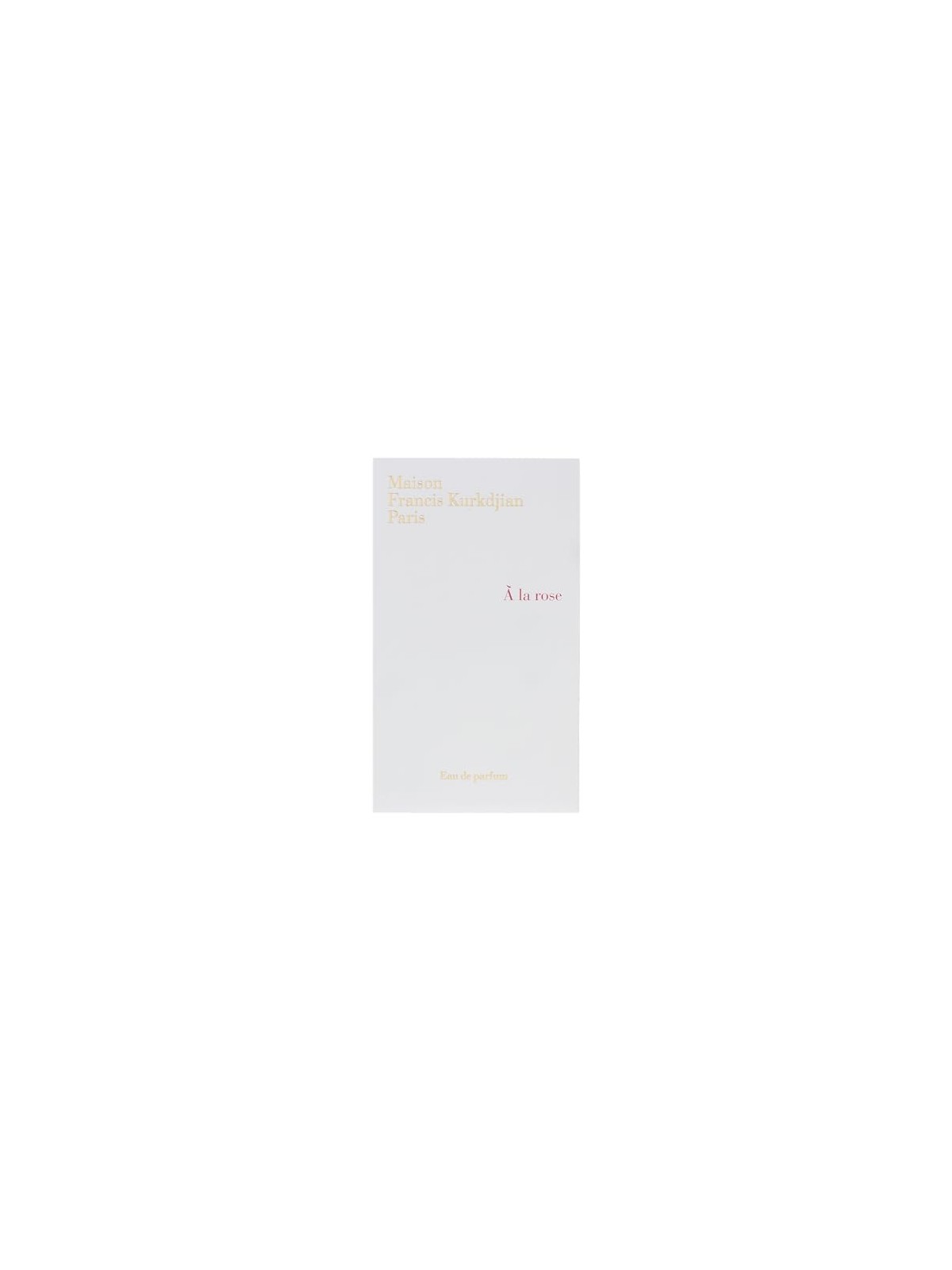 Maison Francis Kurkdjian La Rose Eau De Parfum 200ml donna