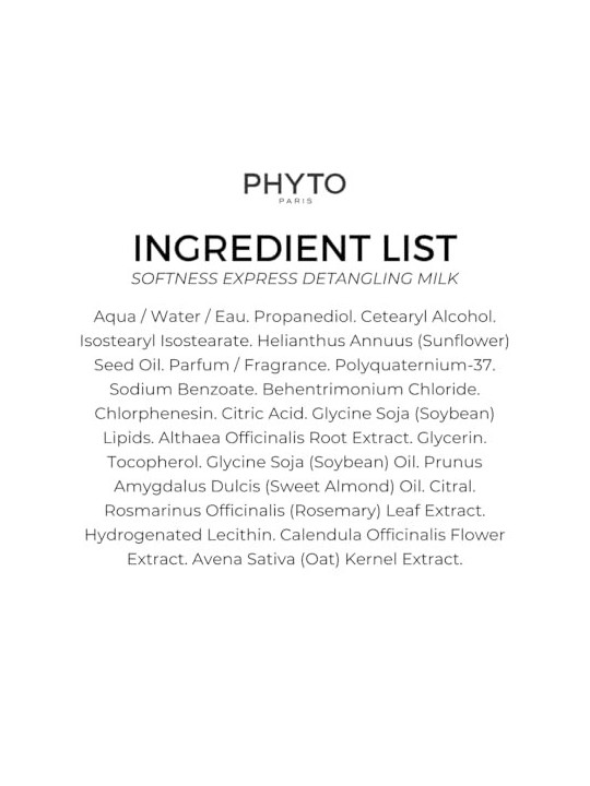 Phyto Softness Express Detangling Milk 150ml All Hair Types