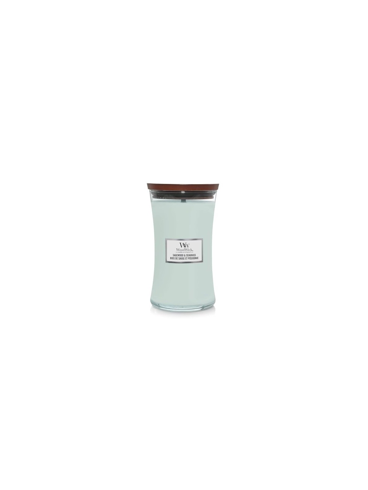 Candela legno di salvia e alghe 6090g