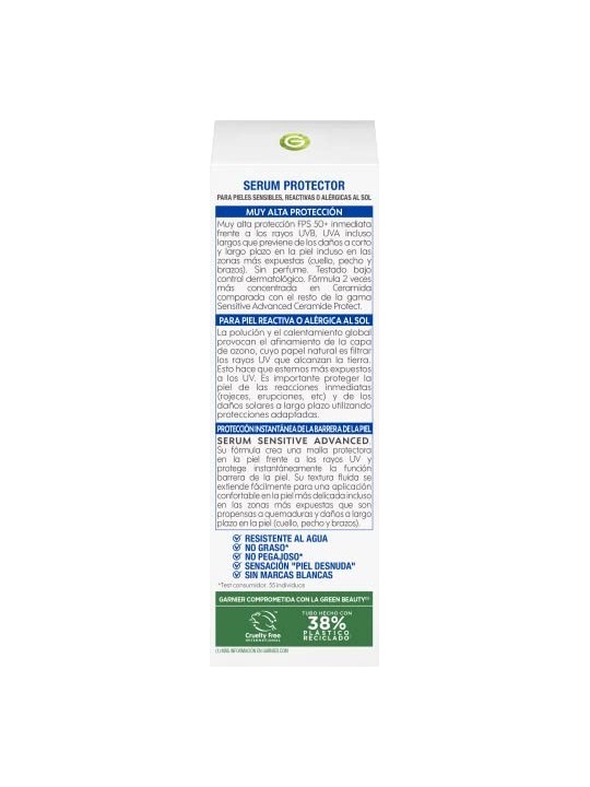 GARNIER SENSITIVE ADVANCED Siero Corpo SPF50 125ml Unisex