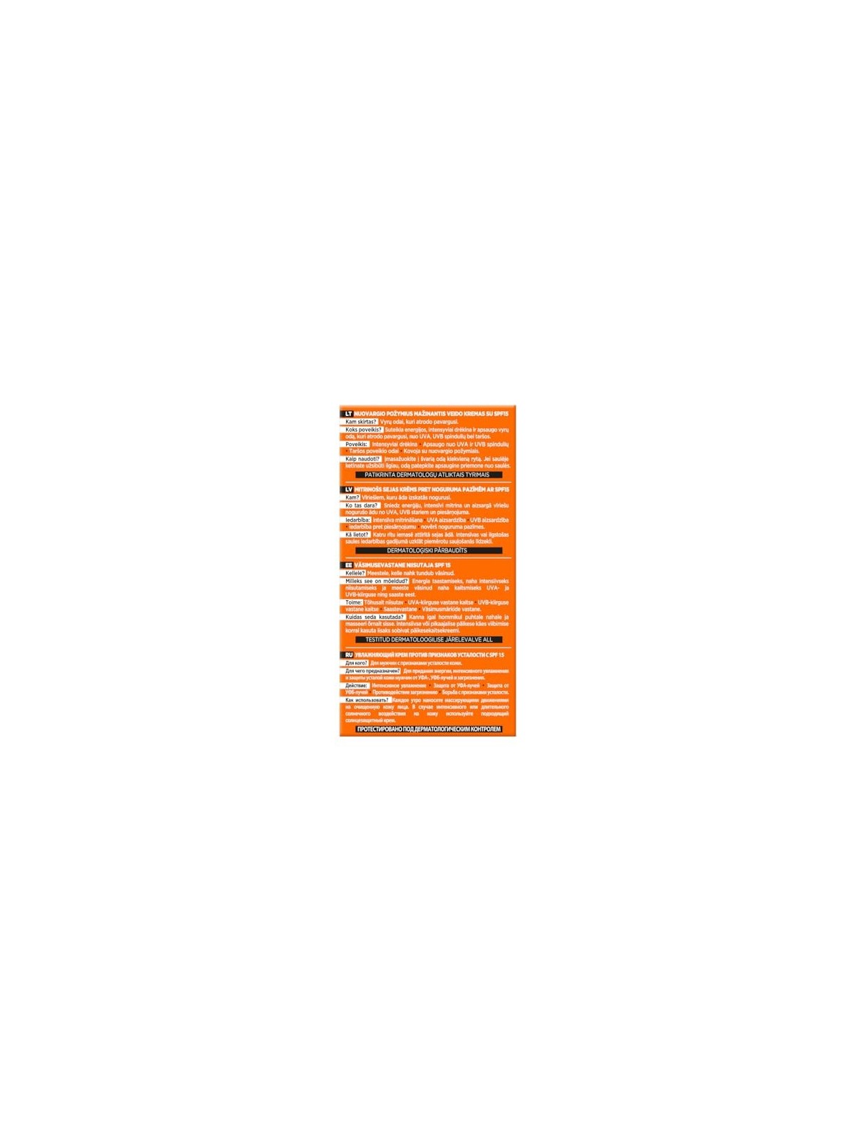 GARNIER Men Expert Hydra Crema idratante energetica SPF15 50ML