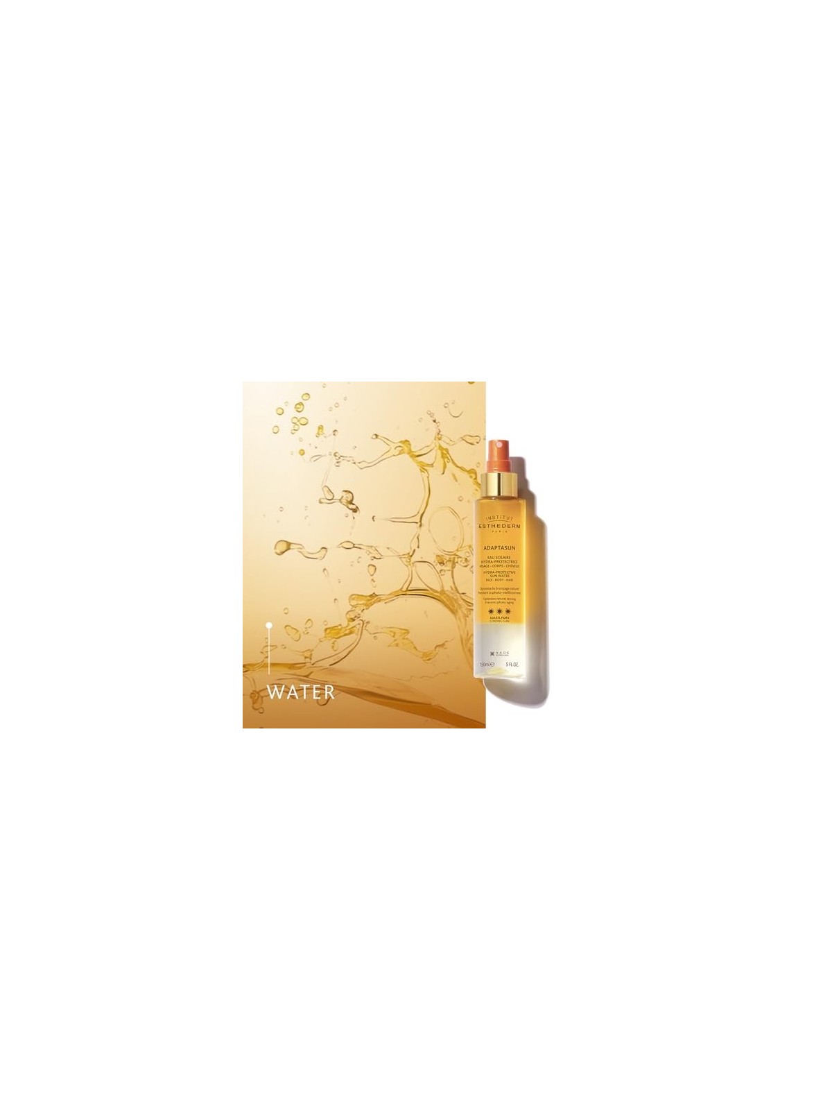 Institut Esthederm Adaptasun Strong Sun Acqua Solare IdraProtettiva Spray abbronzante unisex 150ml