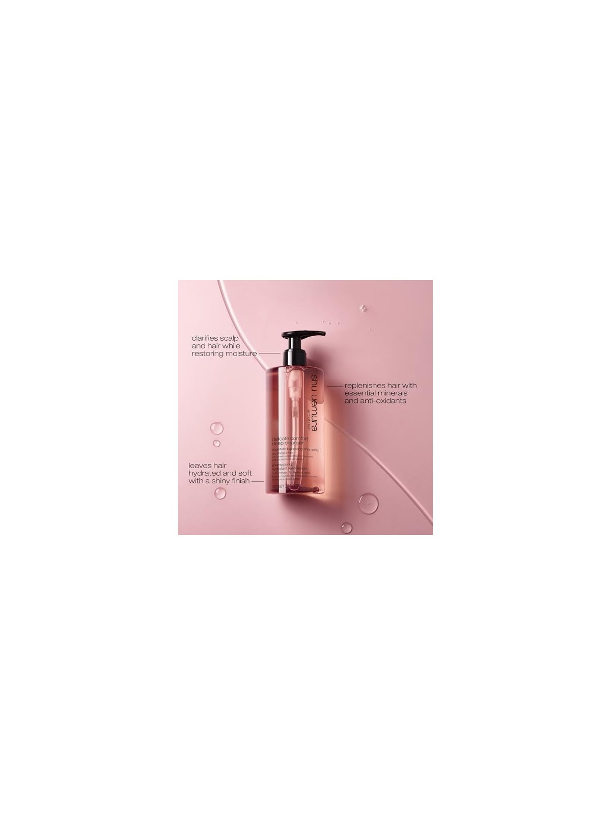 Shu Uemura SHAMPOO DELICATE CONFORT 40ml per donna