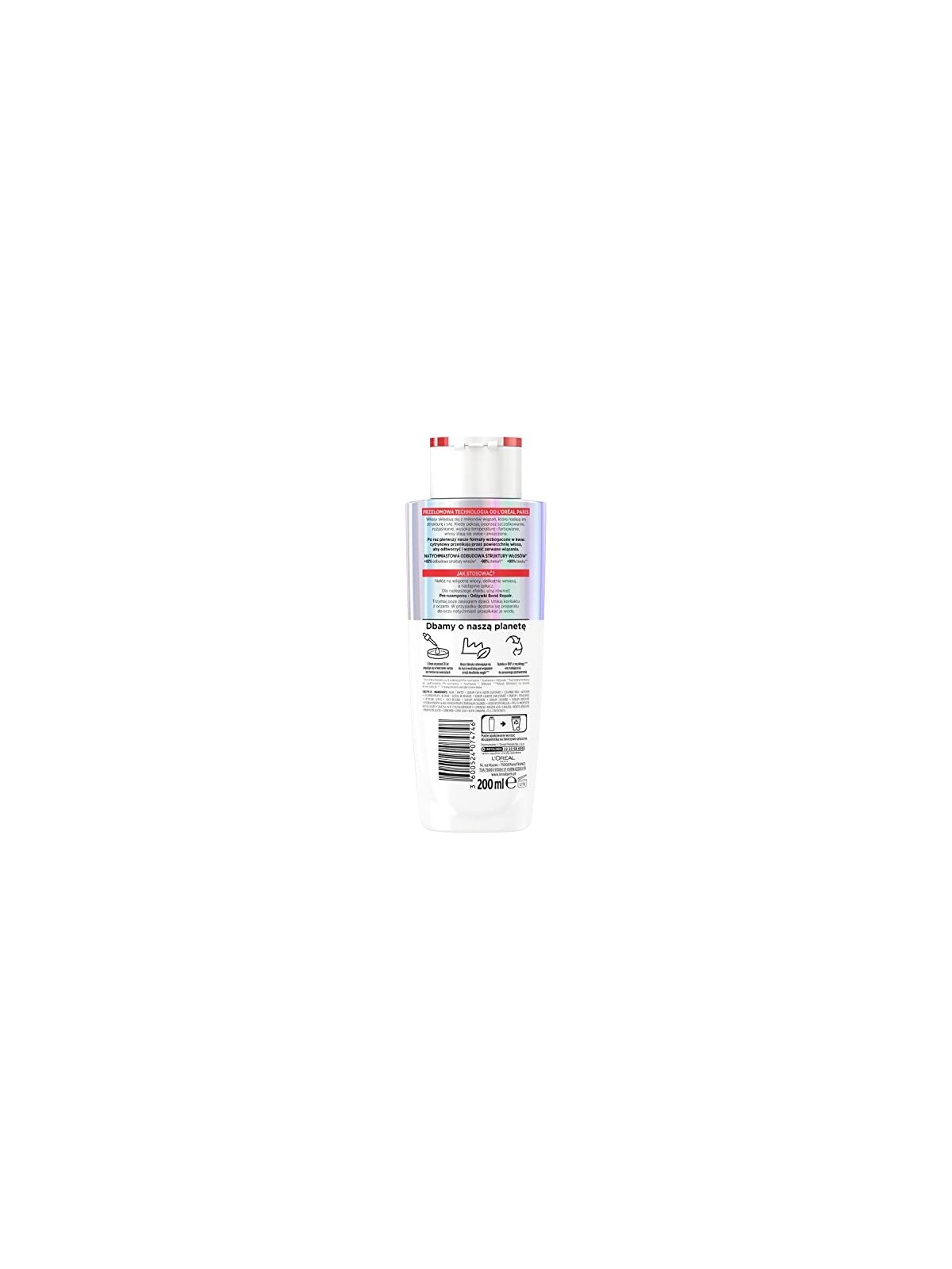 Shampoo rinforzante capelli L'OREAL Elseve Bond Repair 200ml
