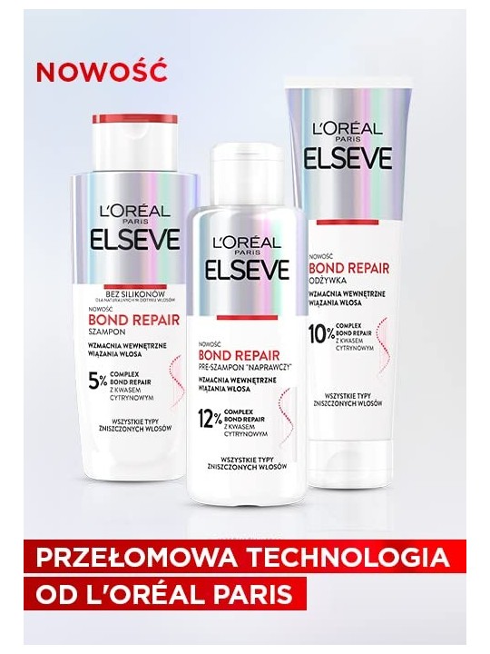 Shampoo rinforzante capelli L'OREAL Elseve Bond Repair 200ml