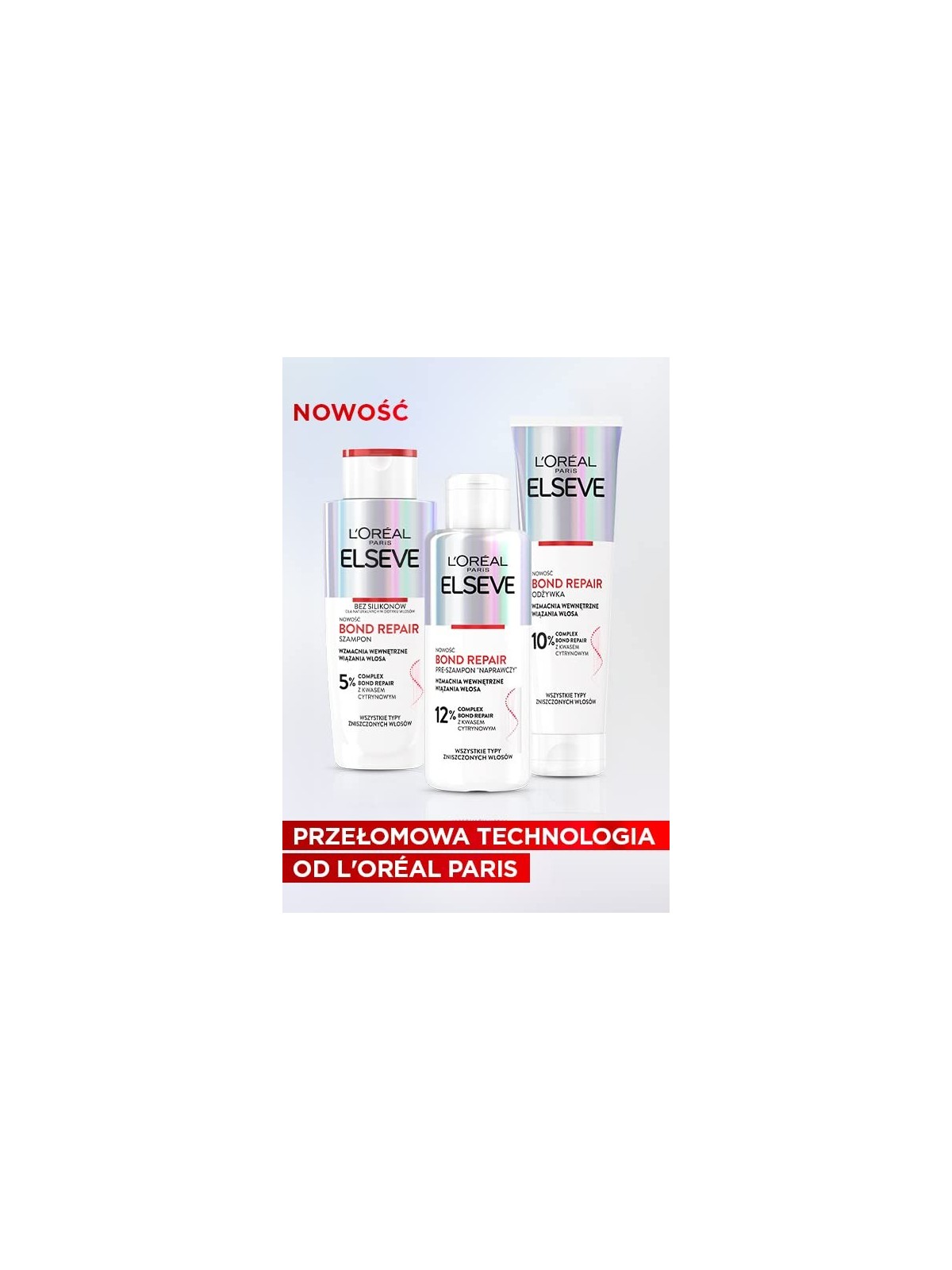 Shampoo rinforzante capelli L'OREAL Elseve Bond Repair 200ml