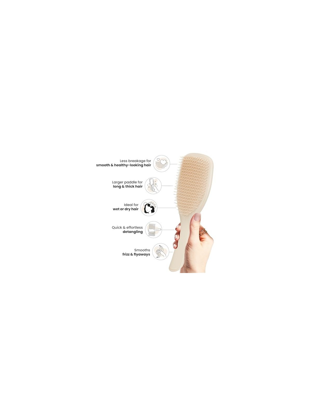 Tangle Teezer Il latte alla vaniglia grande districante definitivo donna