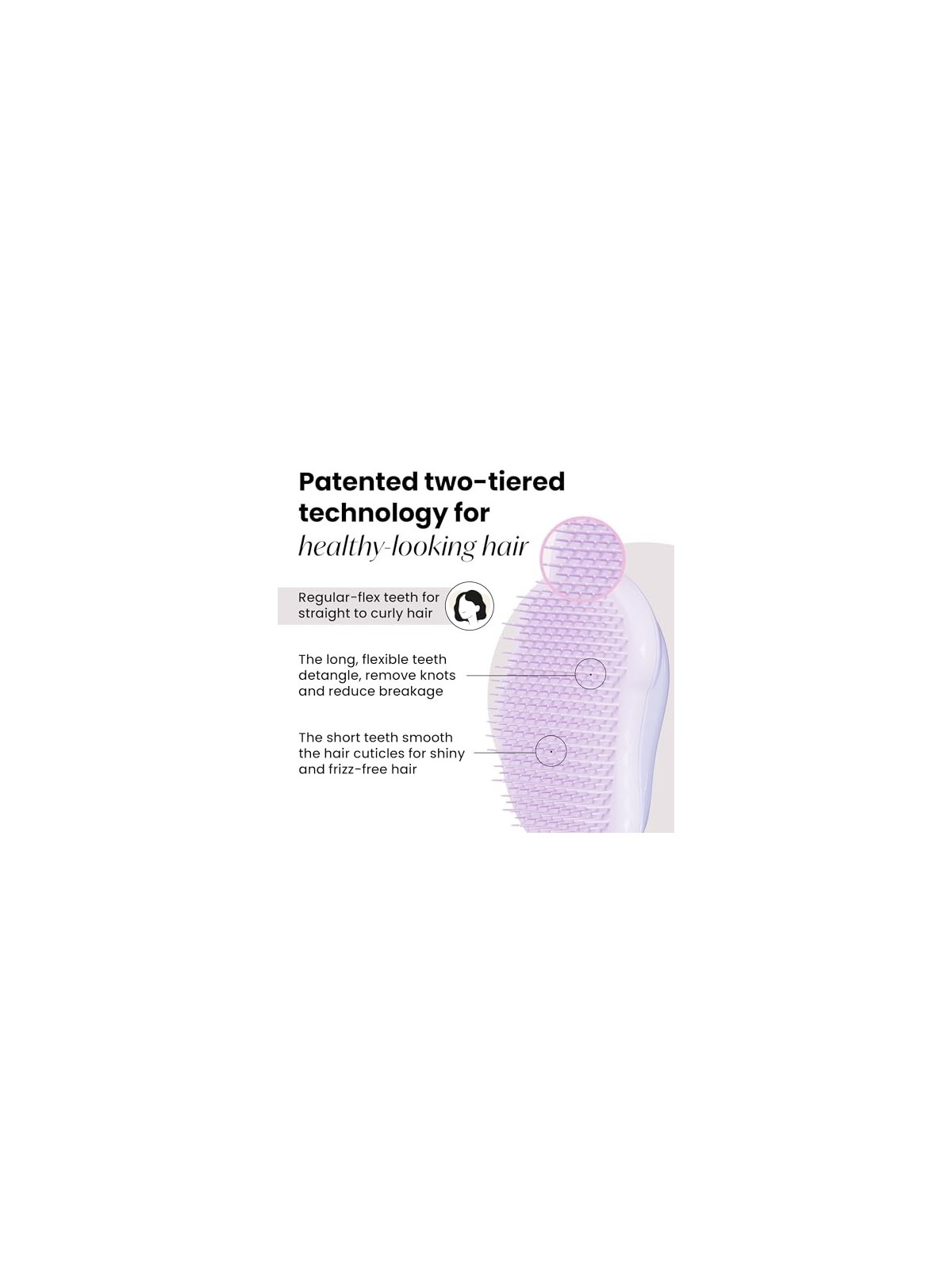 Tangle Teezer Loriginale spazzola per capelli professionale donna Lilac Cloud